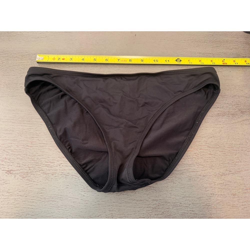 La Blanca by Rod Beattie Black Bikini Bottom Swimsuit Size 6